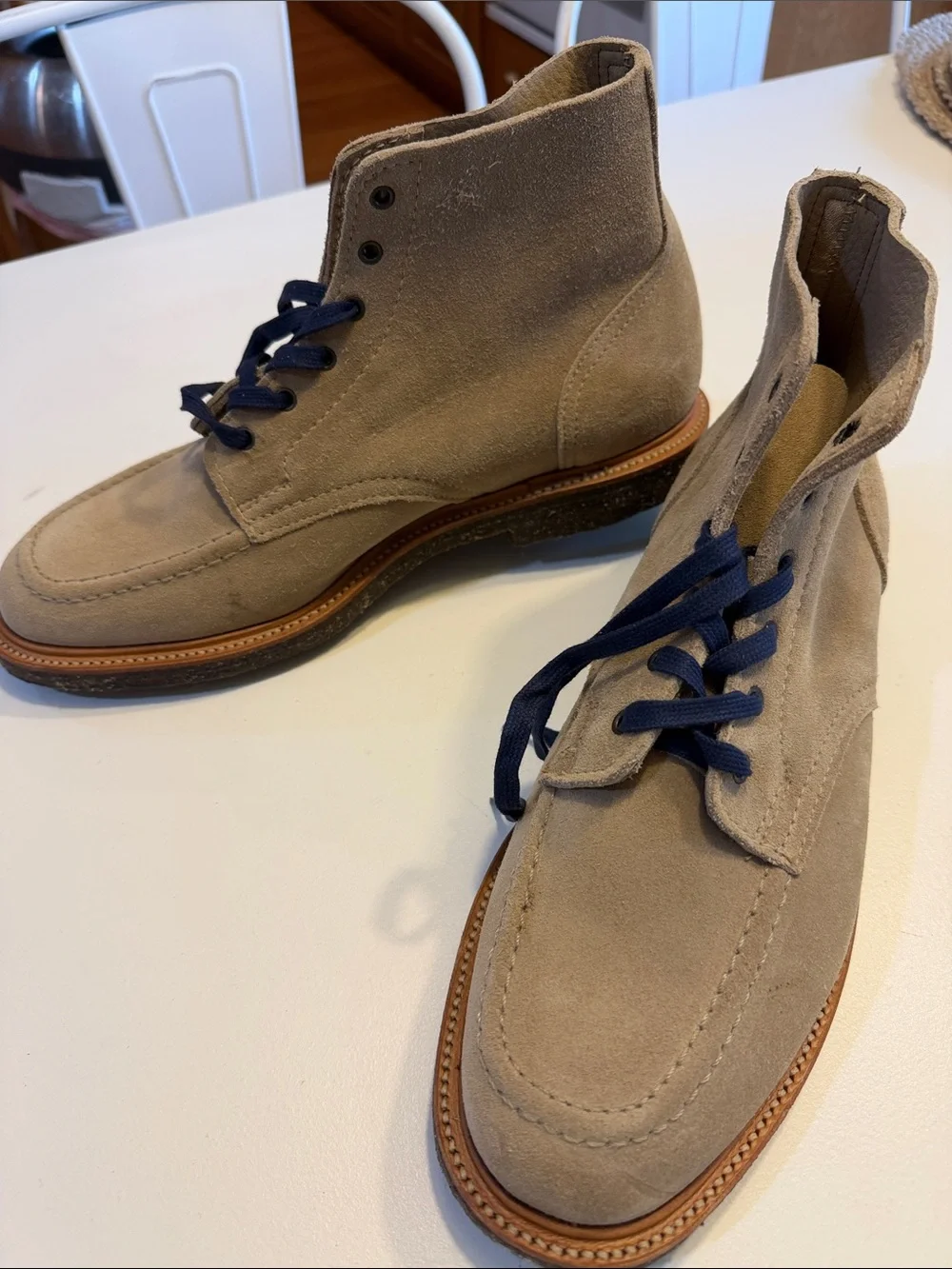 Todd Snyder X Alden Suede Boots Sz 11.  New with scuffs. Bag3